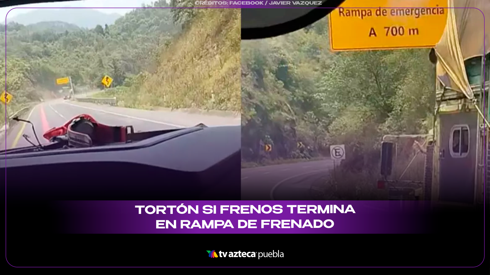 Camión sin frenos en la autopista Puebla–Orizaba desata tensión en Cumbres de Maltrata y queda captado en video.