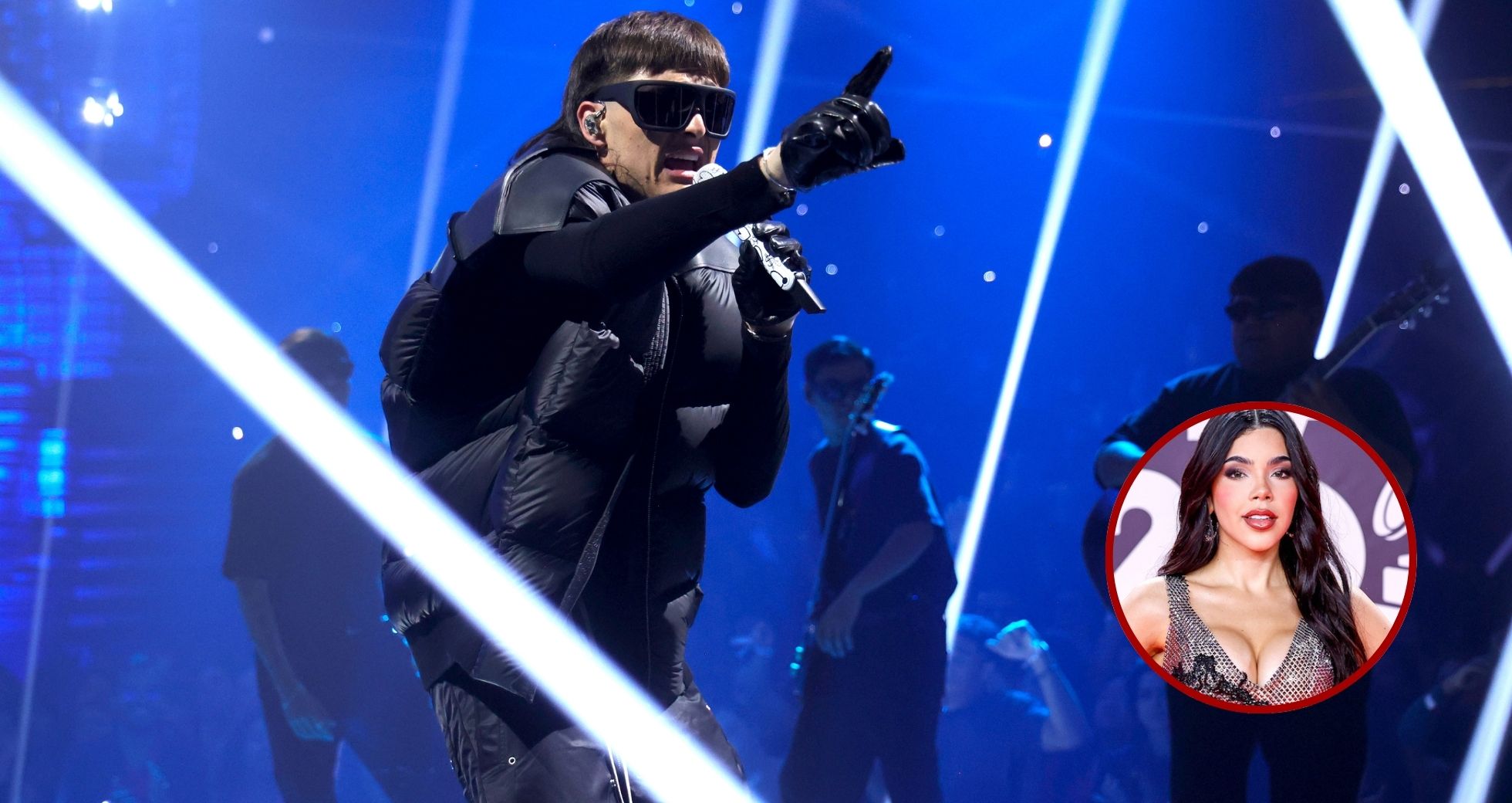 Peso Pluma y Kenia Os confirmaron noviazgo en concierto (VIDEO)