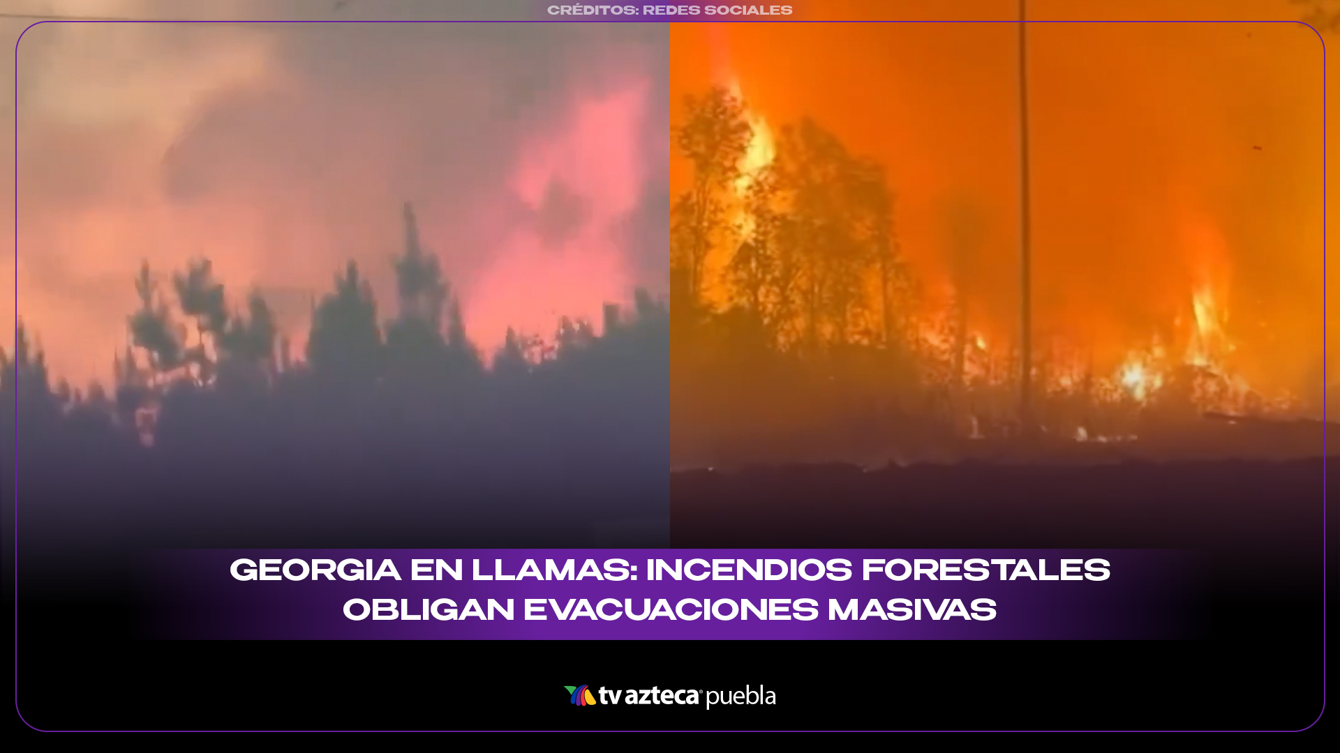 Georgia en llamas: incendios forestales obligan evacuaciones masivas y declaran emergencia