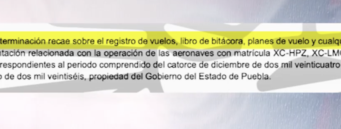 ¿Qué ocultan? Gobierno de Alejandro Armenta reserva por 5 años información sobre vuelos en helicóptero