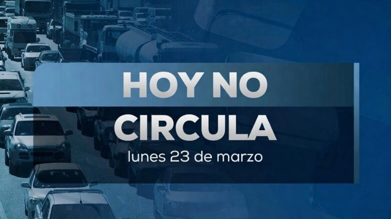 Hoy No Circula lunes 23 de marzo: qué autos no pueden circular en CDMX ...