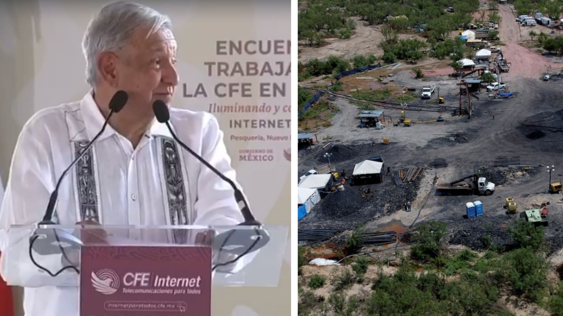 Familiares de mineros aceptan el plan de rescate de un año: AMLO