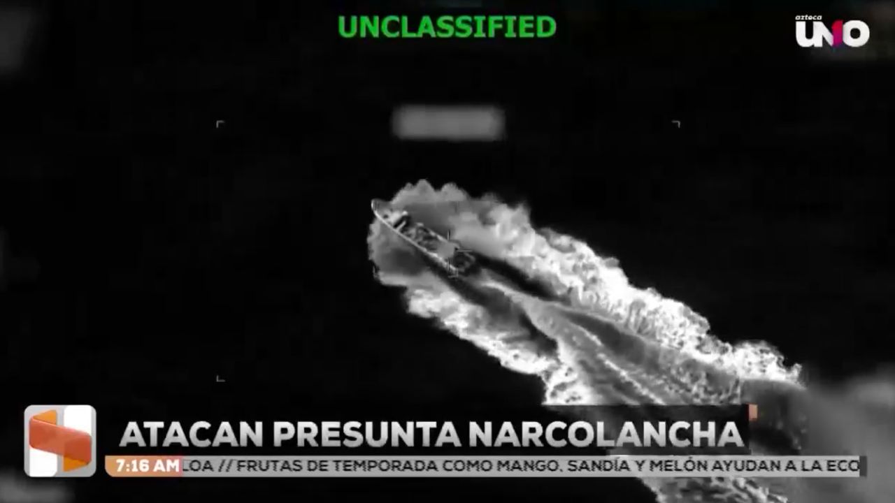 Atacan presunta narcolancha en Estados Unidos