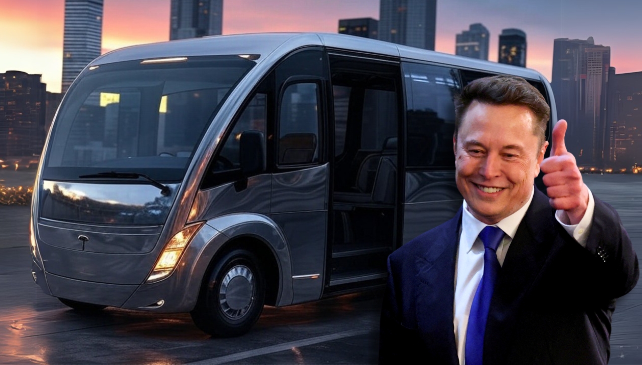 Tesla Event Bus Tururu: Elon Musk presenta el