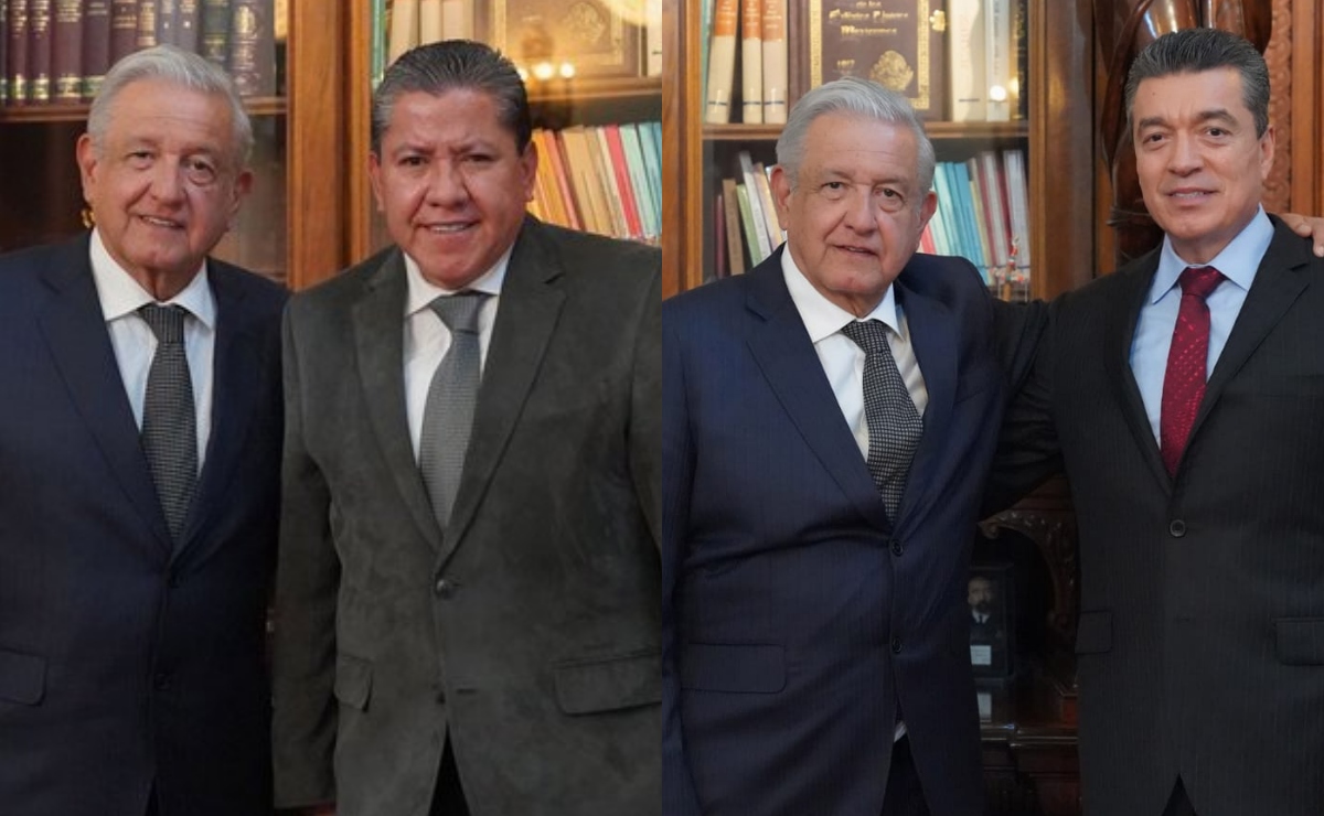 AMLO se reúne con tres gobernadores de Morena