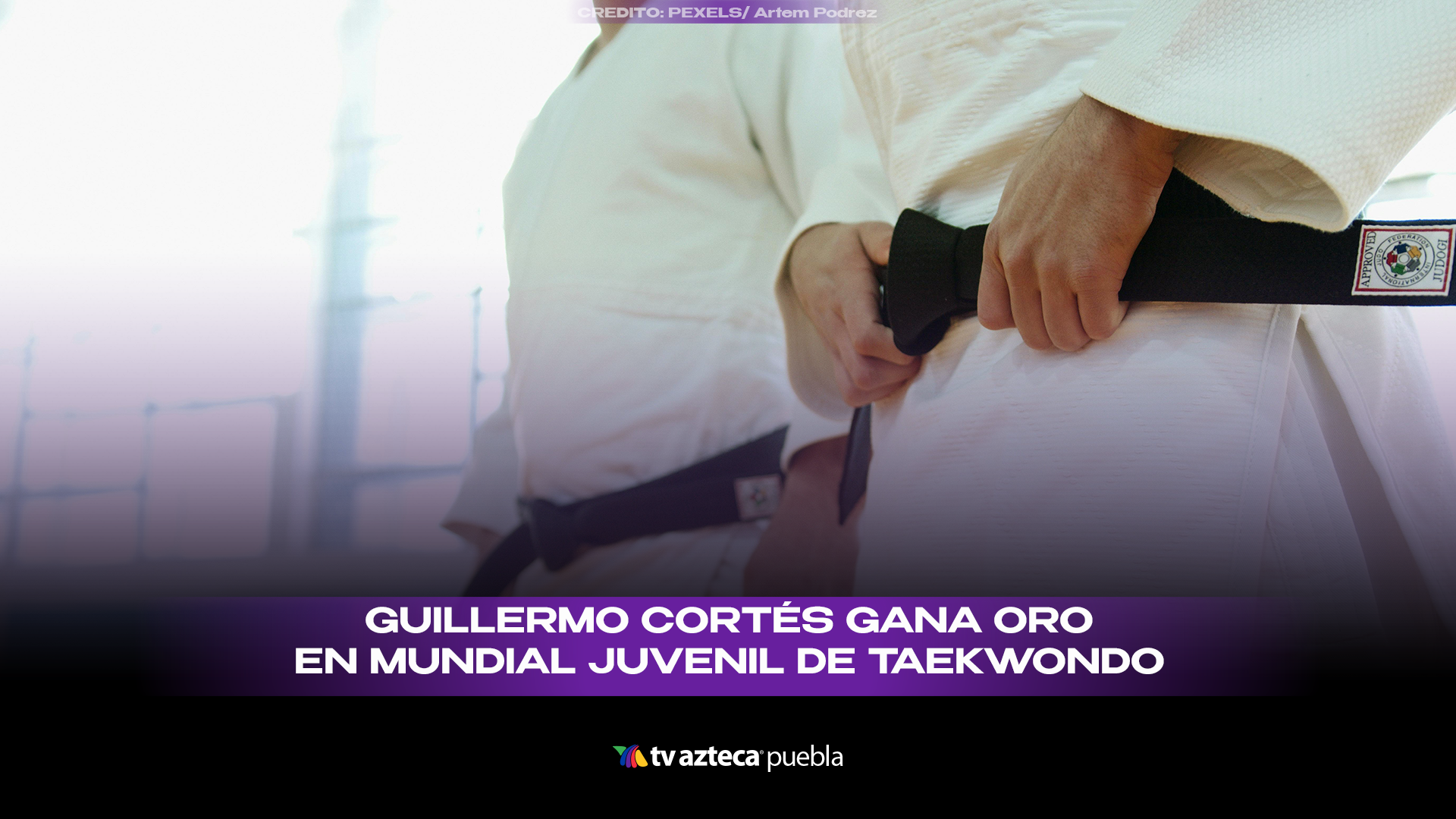 Guillermo Cortés gana oro en Mundial Juvenil de Taekwondo 2026