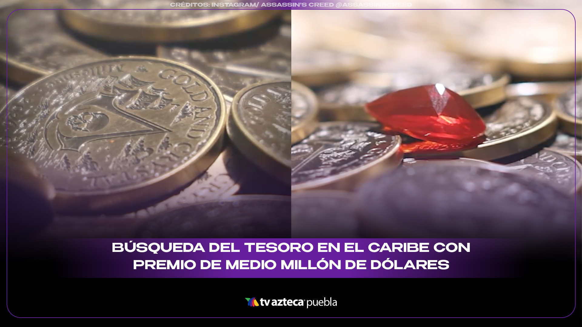Búsqueda del tesoro en el Caribe promete premio de medio millón de dólares