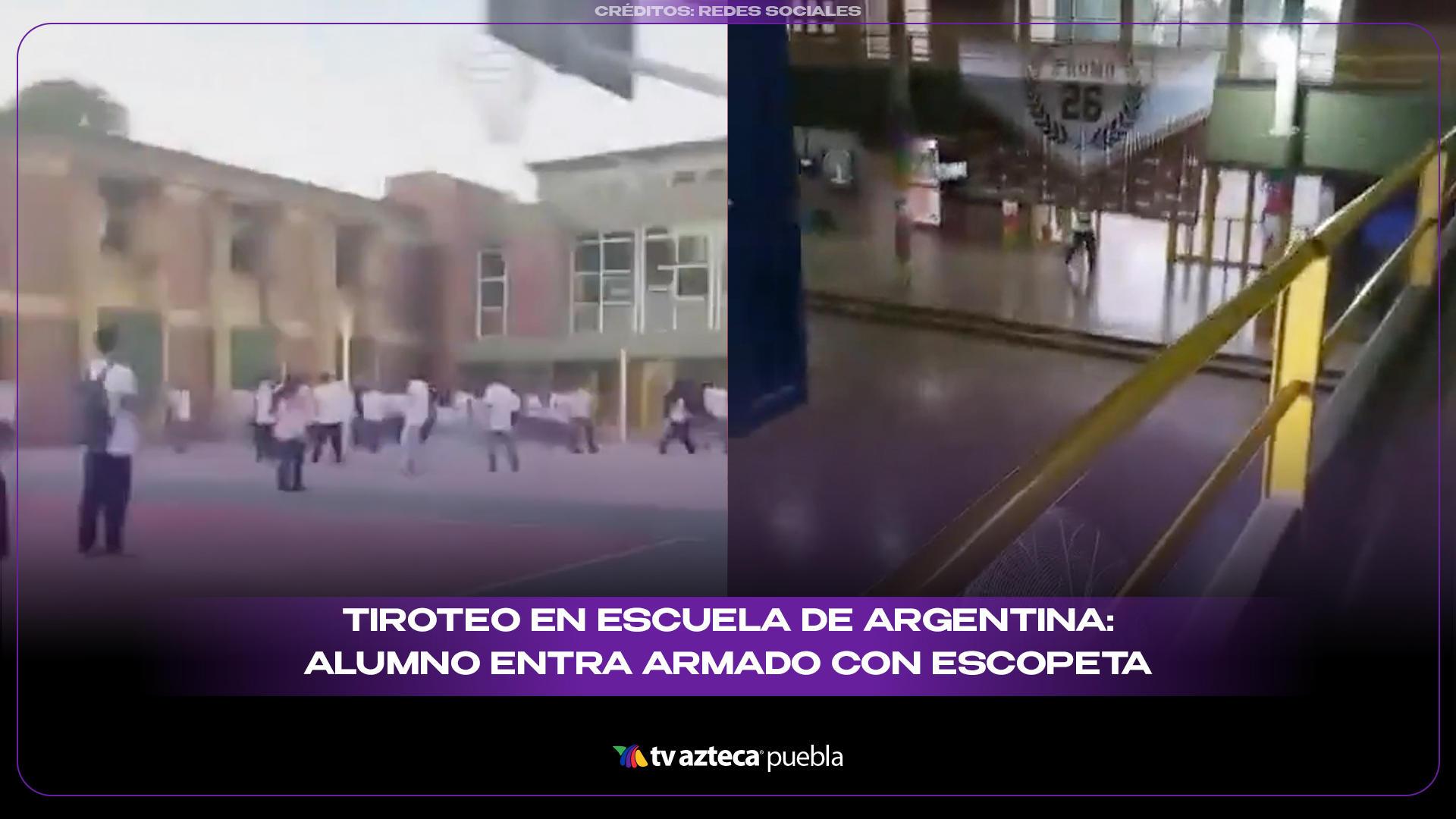 Tiroteo en escuela de Argentina: alumno entra armado con escopeta y deja un muerto