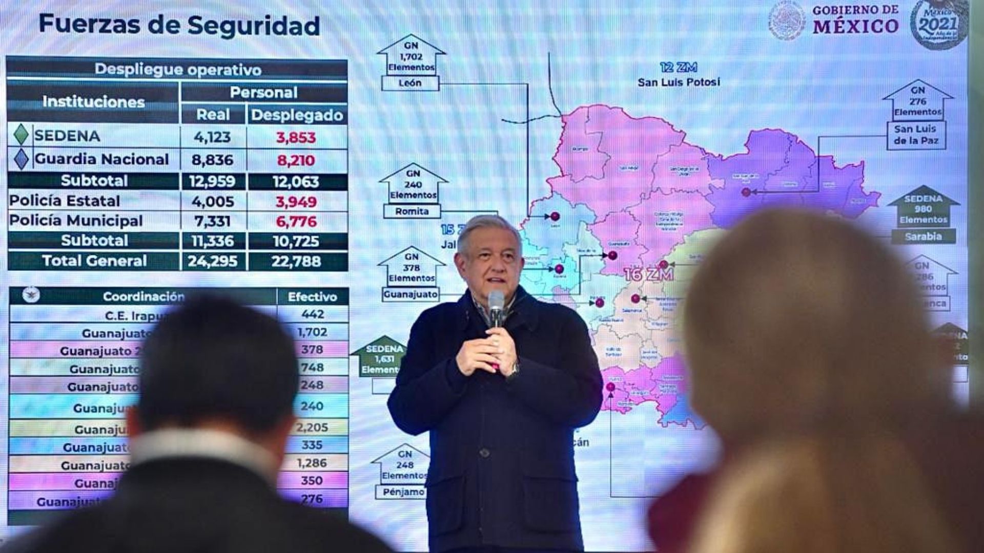 Anuncia AMLO reforzamiento de estrategia de seguridad en Guanajuato