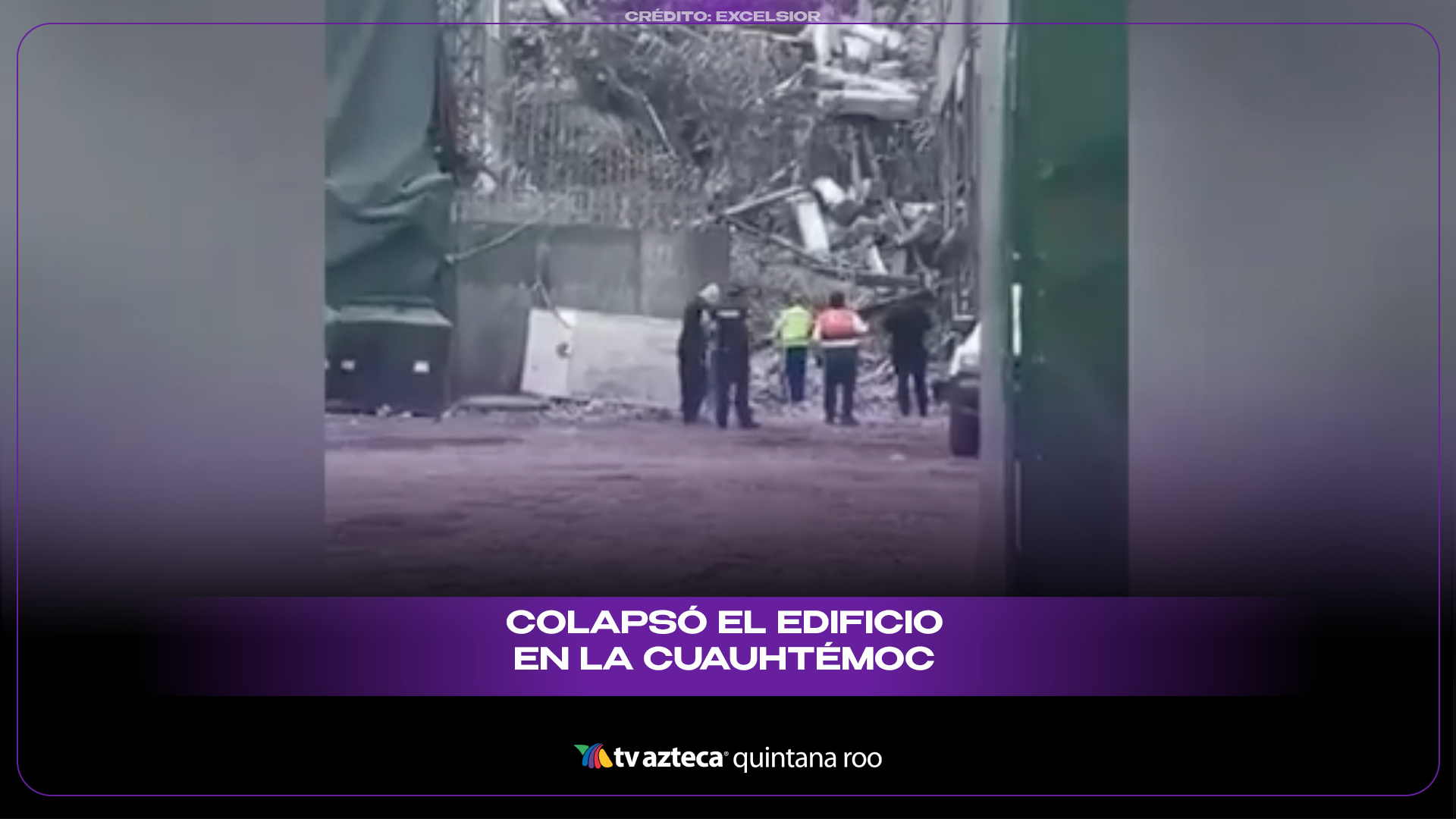 Colapso de edificio en la Cuauhtémoc: ¿Qué sucedió?