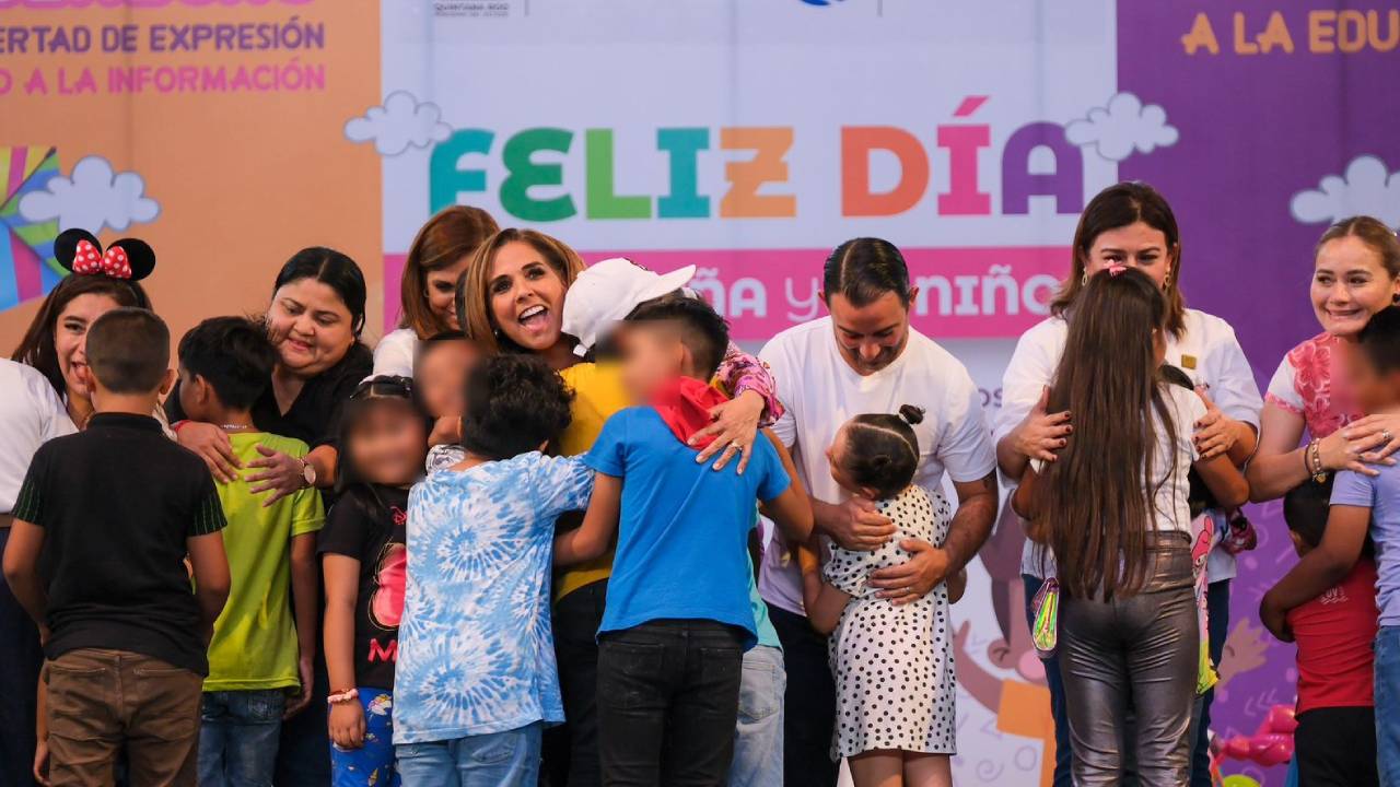 Realizan el Festival del Día del Niño y la Niña en Cancún con promoción