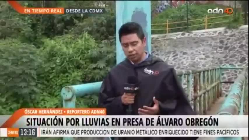 Basura en la presa San Francisco en la CDMX