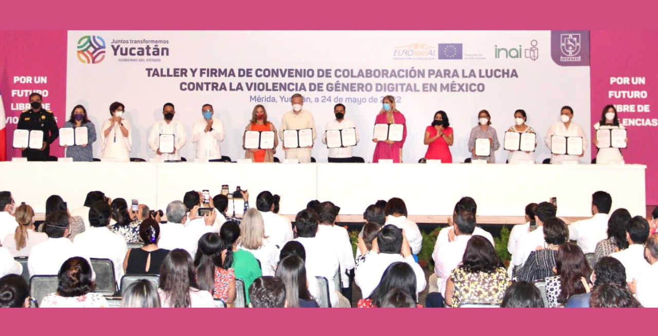 Firman convenio contra la violencia de género digital