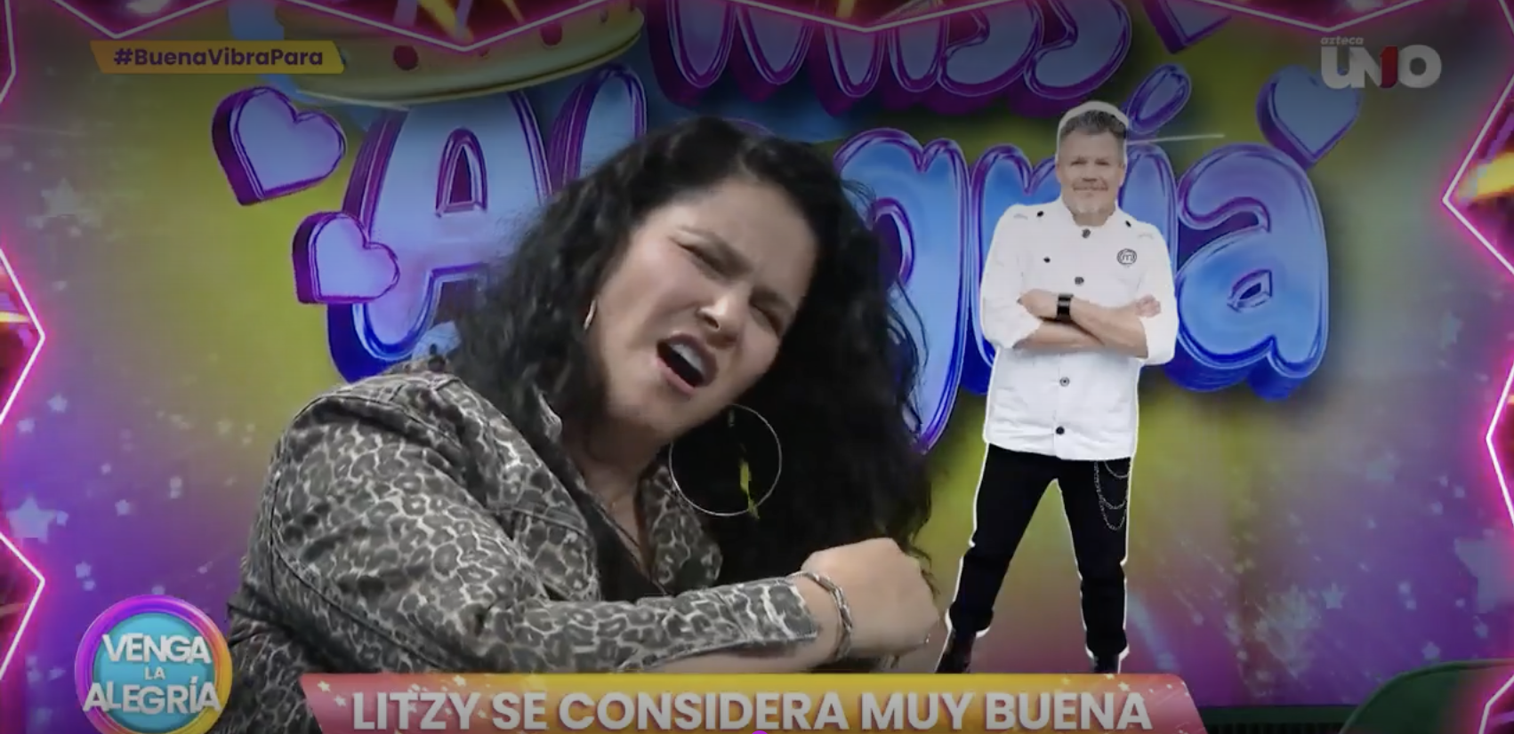 Litzy hace divertida imitación en VLA de su novio Poncho Cadena, de ...