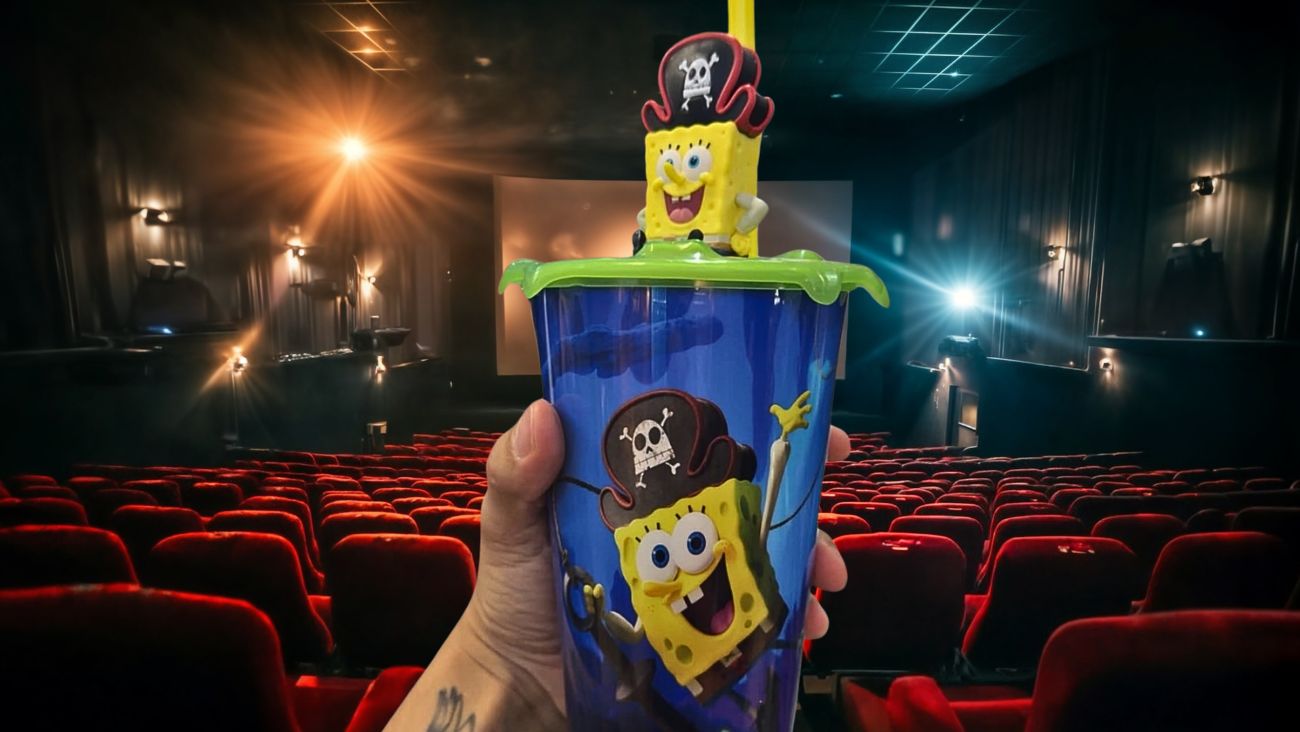¿Están listos, chicos? Ya hay fecha para el lanzamiento de los vasos de Bob Esponja en Cinépolis