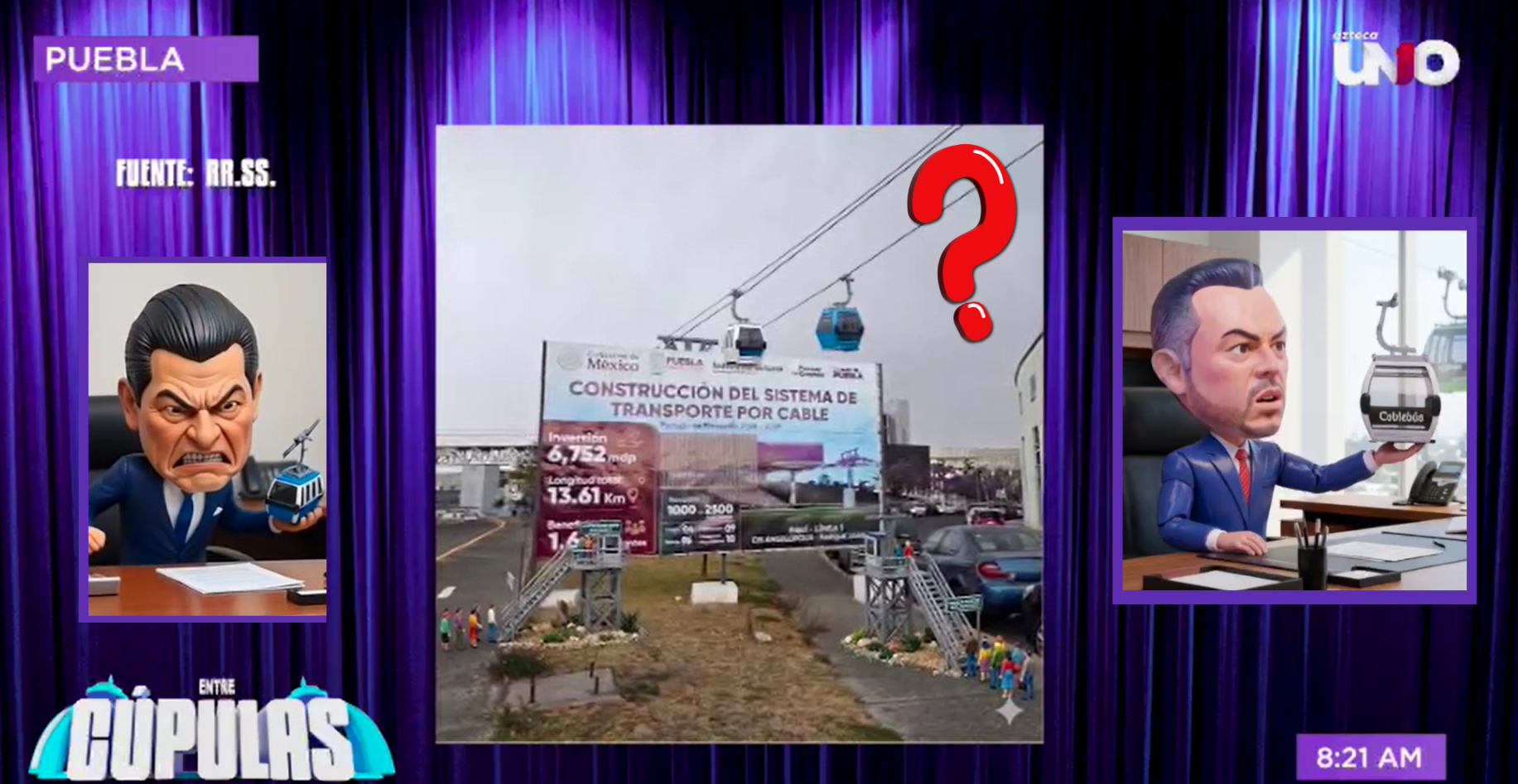 El gobierno del Estado colocó un anuncio promocionando el ecocidio del cablebús... ¡En medio del paso peatonal! Ante el ridículo que hicieron, tuvieron que quitarlo. La pregunta es: ¿también se animarán a quitar un proyecto que estorba?