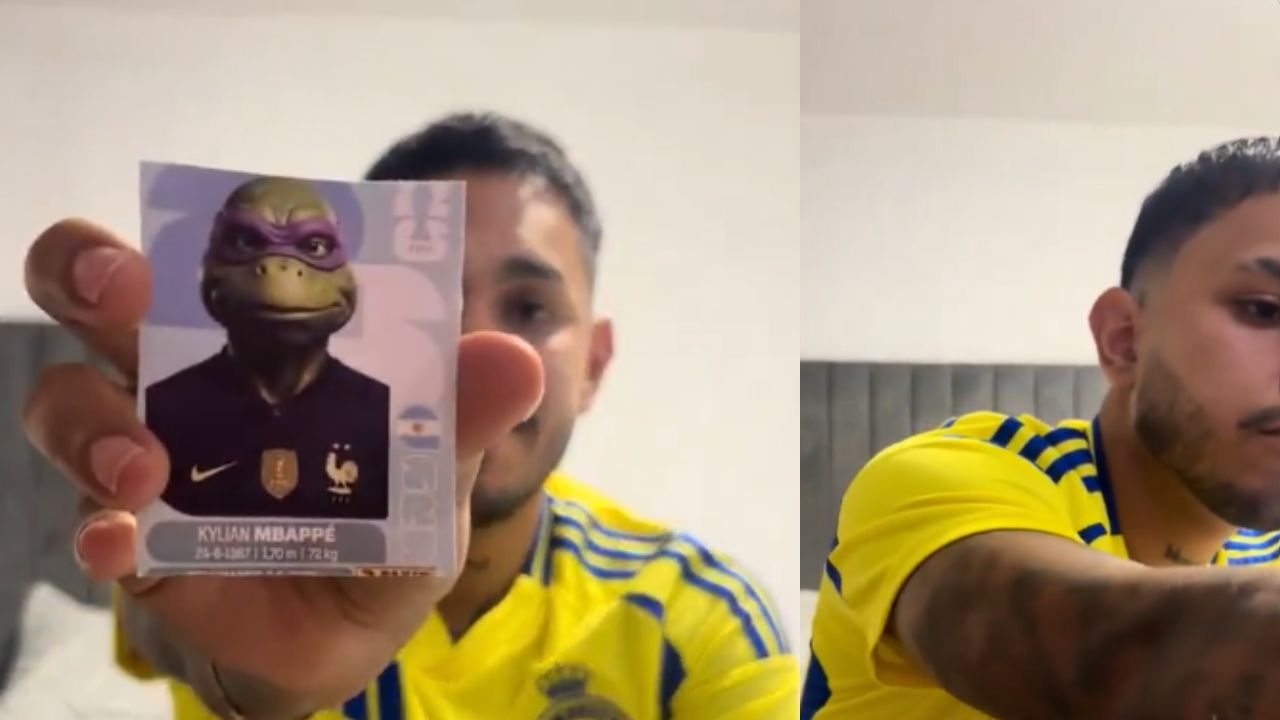 VIDEO: ¡Le salió Chabelo! Joven compra álbum de la Copa del Mundo en Tepito y termina estafado