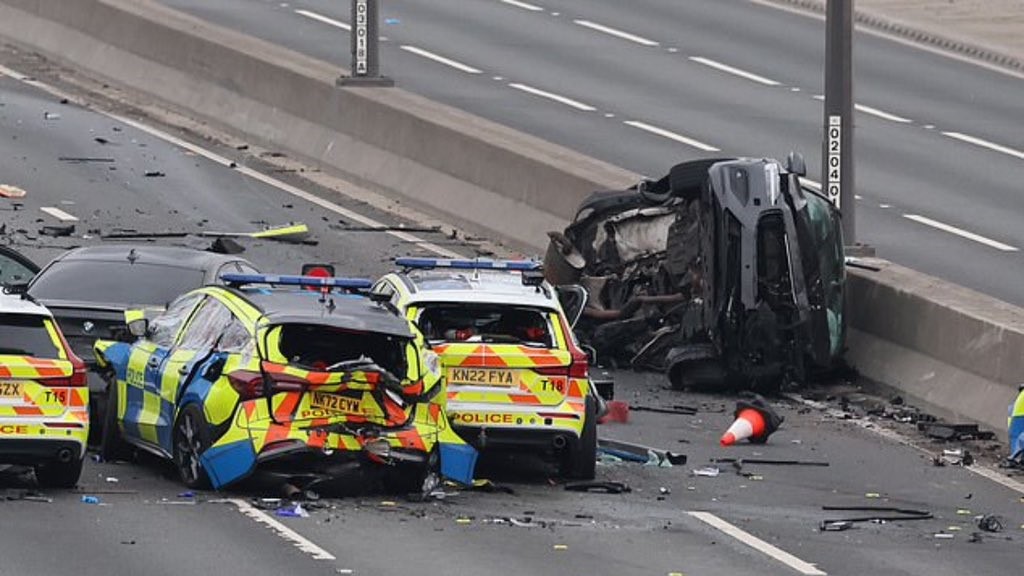 Persecución en Inglaterra deja siete agentes heridos y cuatro patrullas ...