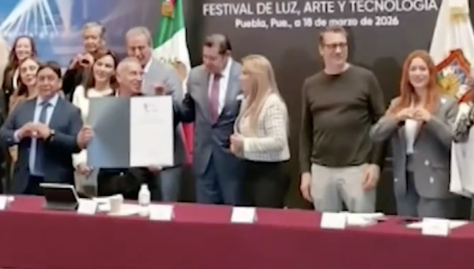 Para Alejandro Armenta “lo importante” son los eventos, no la crisis de seguridad, salud y educación en Puebla; ciudadanía lo ABUCHEA