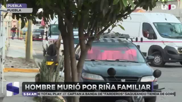 Hombre muere por pelea familiar en Puebla