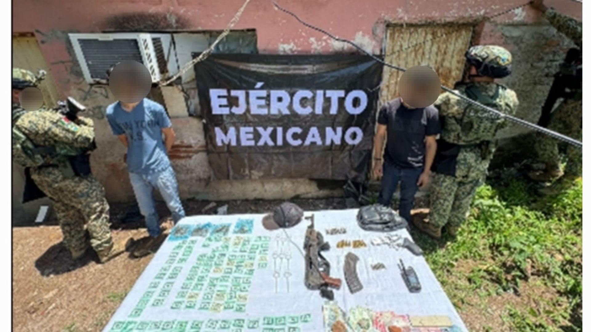 Detienen a dos hombres con armas y drogas en la colonia Díaz Ordaz en ...