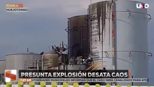 Se registra presunta explosión dentro de una empresa recicladora en Paseo de los Sauces, Huejotzingo