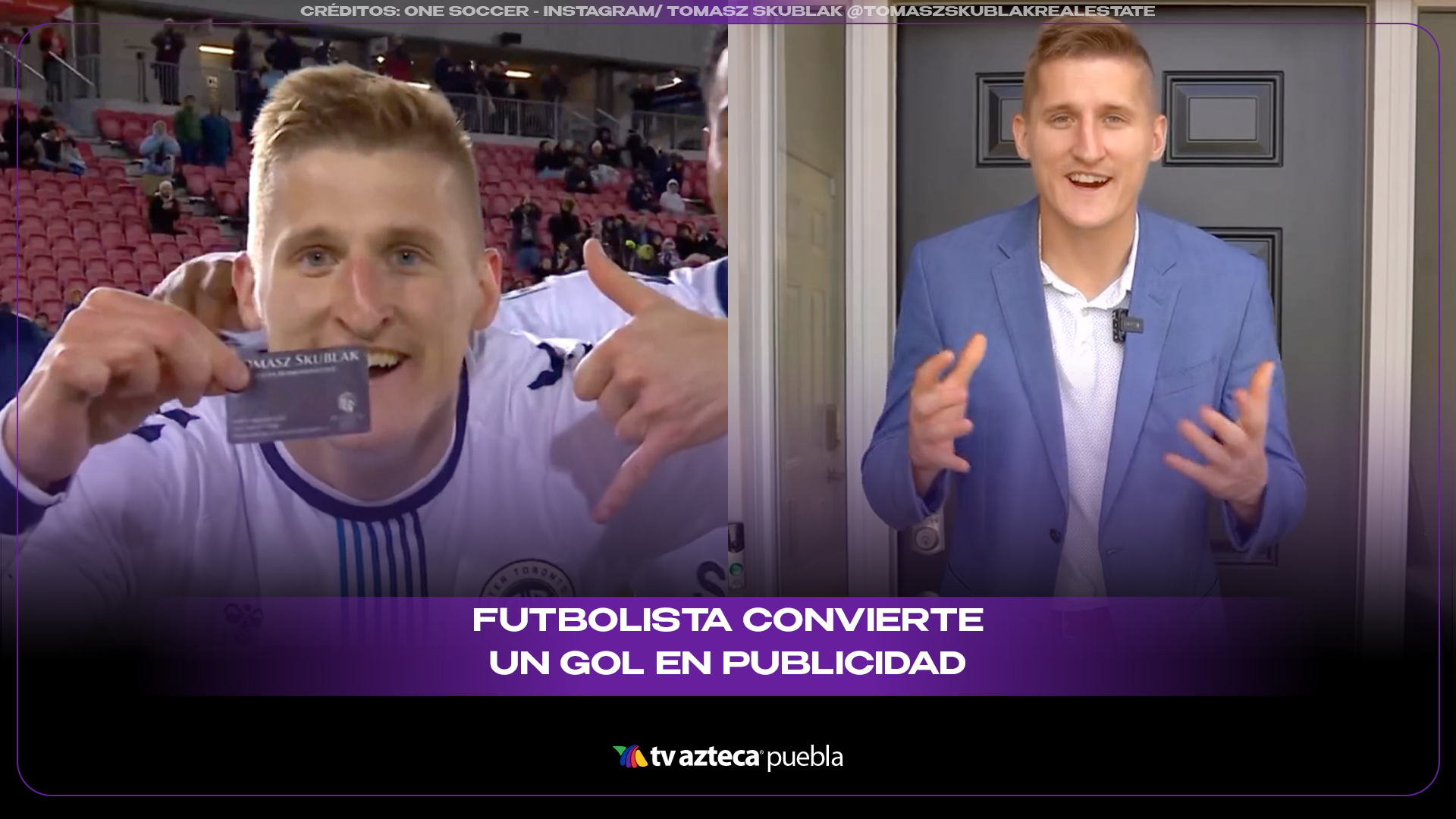 Futbolista convierte un gol en publicidad y sorprende con su estrategia de marketing en pleno partido