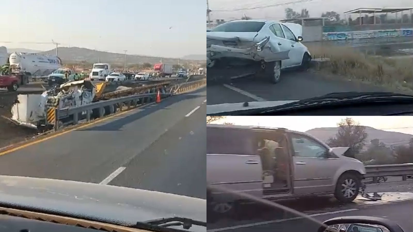 Accidentes hoy en la carretera 57 miércoles 29 de enero 2025 Querétaro ...