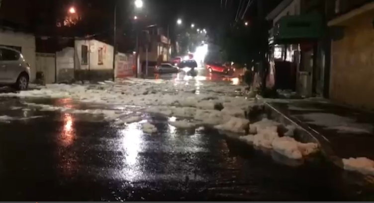 Lluvia intensa y granizo provocan afectaciones en CDMX - Vimarsana News