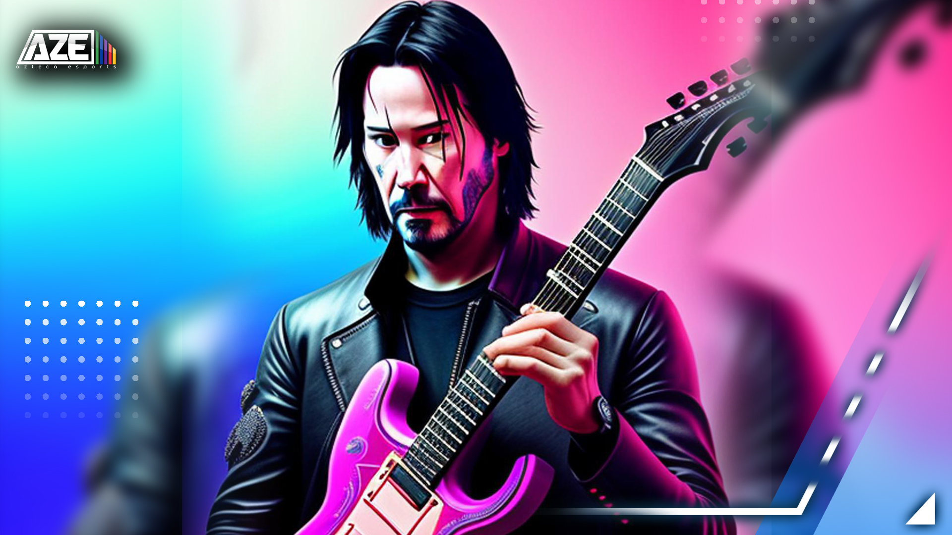 Keanu Reeves de gira con una banda de rock