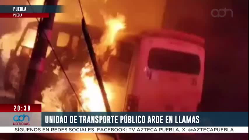 Incendio de Ruta 4 de transporte desata movilización en Bugambilias