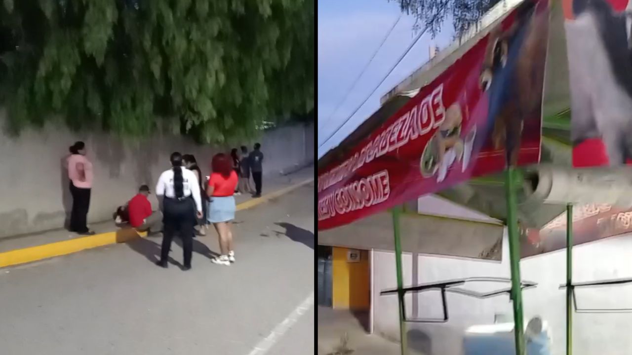 Taquero ebrio sufrió accidente en Tehuacán; le ganó el peso de su carrito