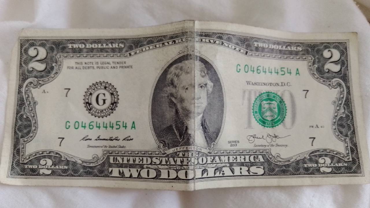 Billete de 2 dólares: Qué tan raro es y cuánto puede valer