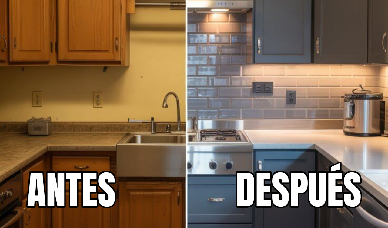 Antes y después: 5 remodelaciones de cocinas económicas que se ven ...