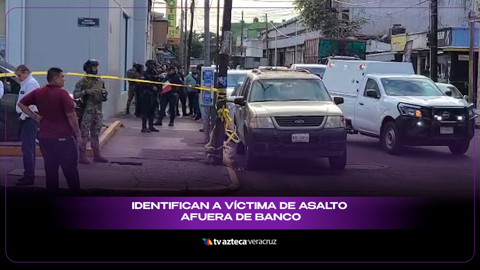 ¿Quién es el hombre que murió tras asalto en banco de Veracruz?