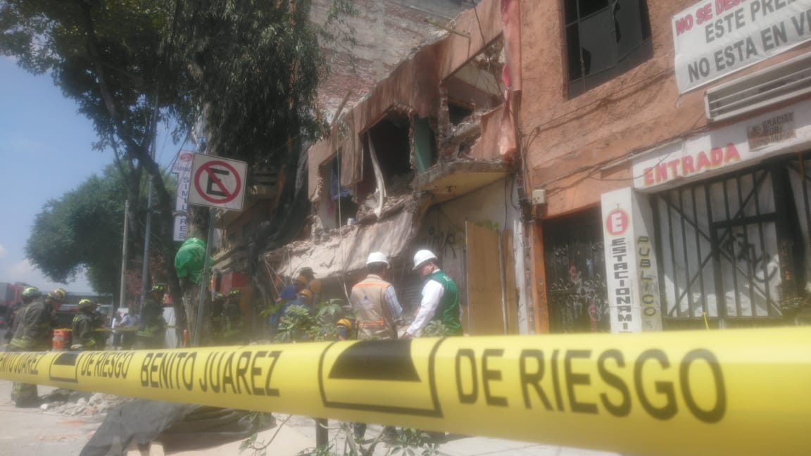 Se derrumba vivienda en la CDMX