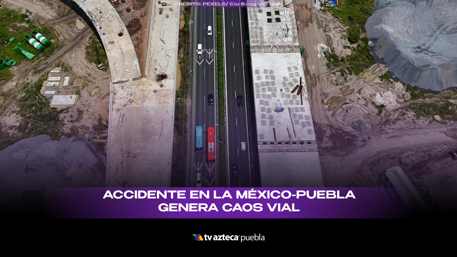 Camión con garrafones provoca caos en la autopista México-Puebla