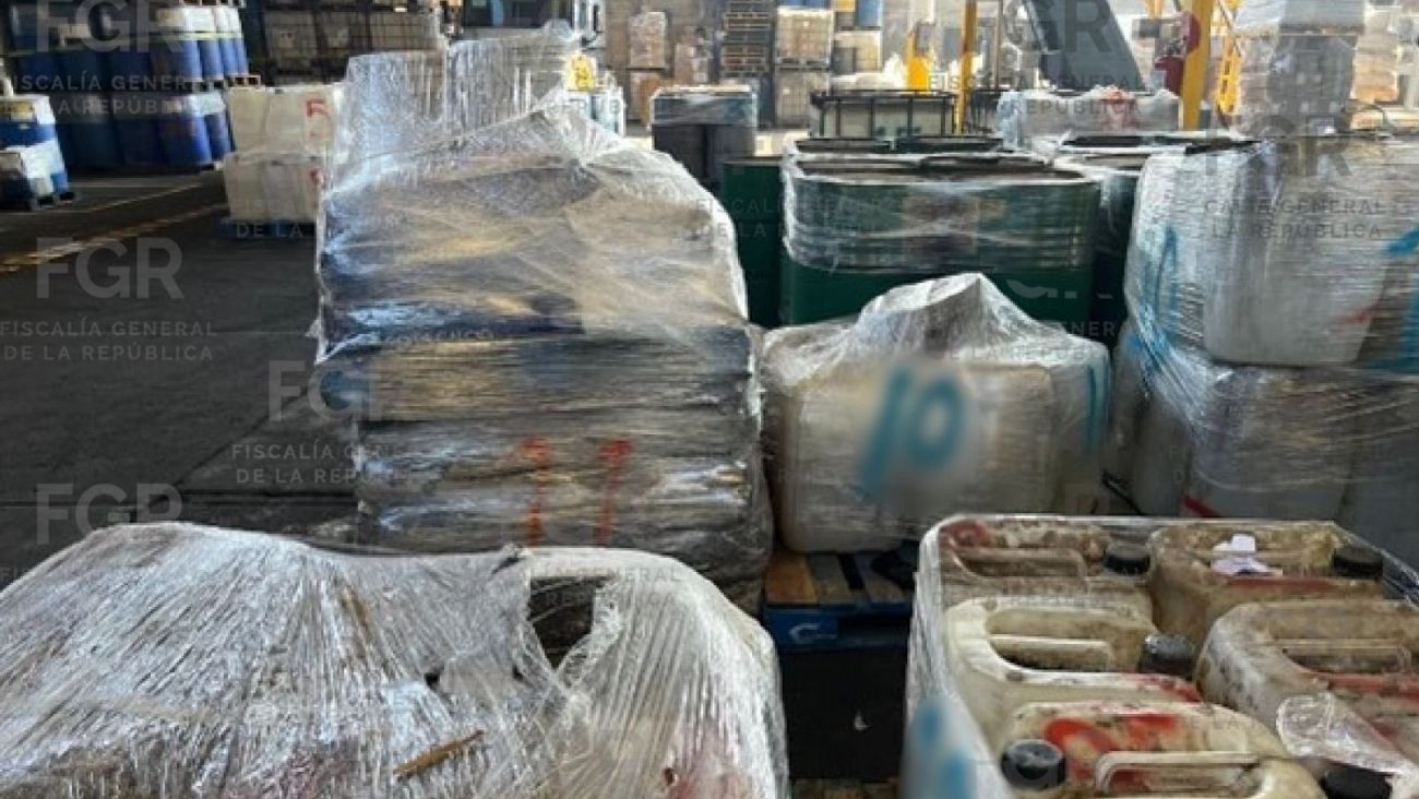 Fiscalía incinera toneladas de droga y miles de pastillas de fentanilo en el Estado de México