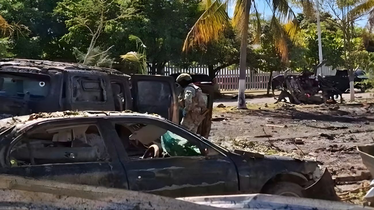 CJNG sería responsable de la explosión del coche bomba en Coahuayana, Michoacán