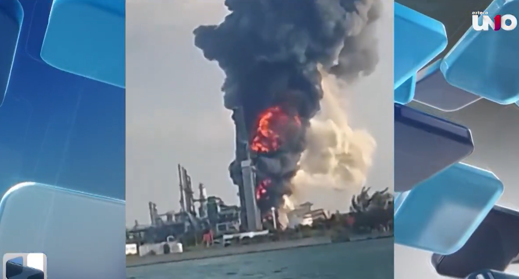 De nueva cuenta, se registró un incendio en la refinería de Dos Bocas