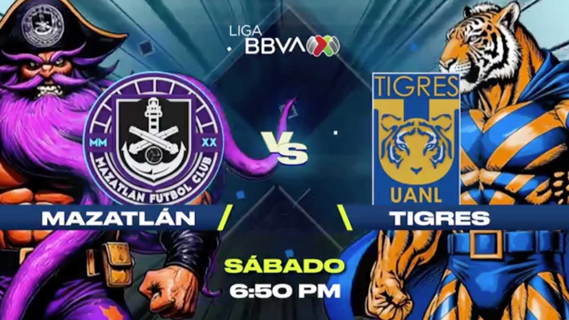 Mazatlán vs Tigres EN VIVO, Jornada 6 del Apertura 2025 de la Liga MX