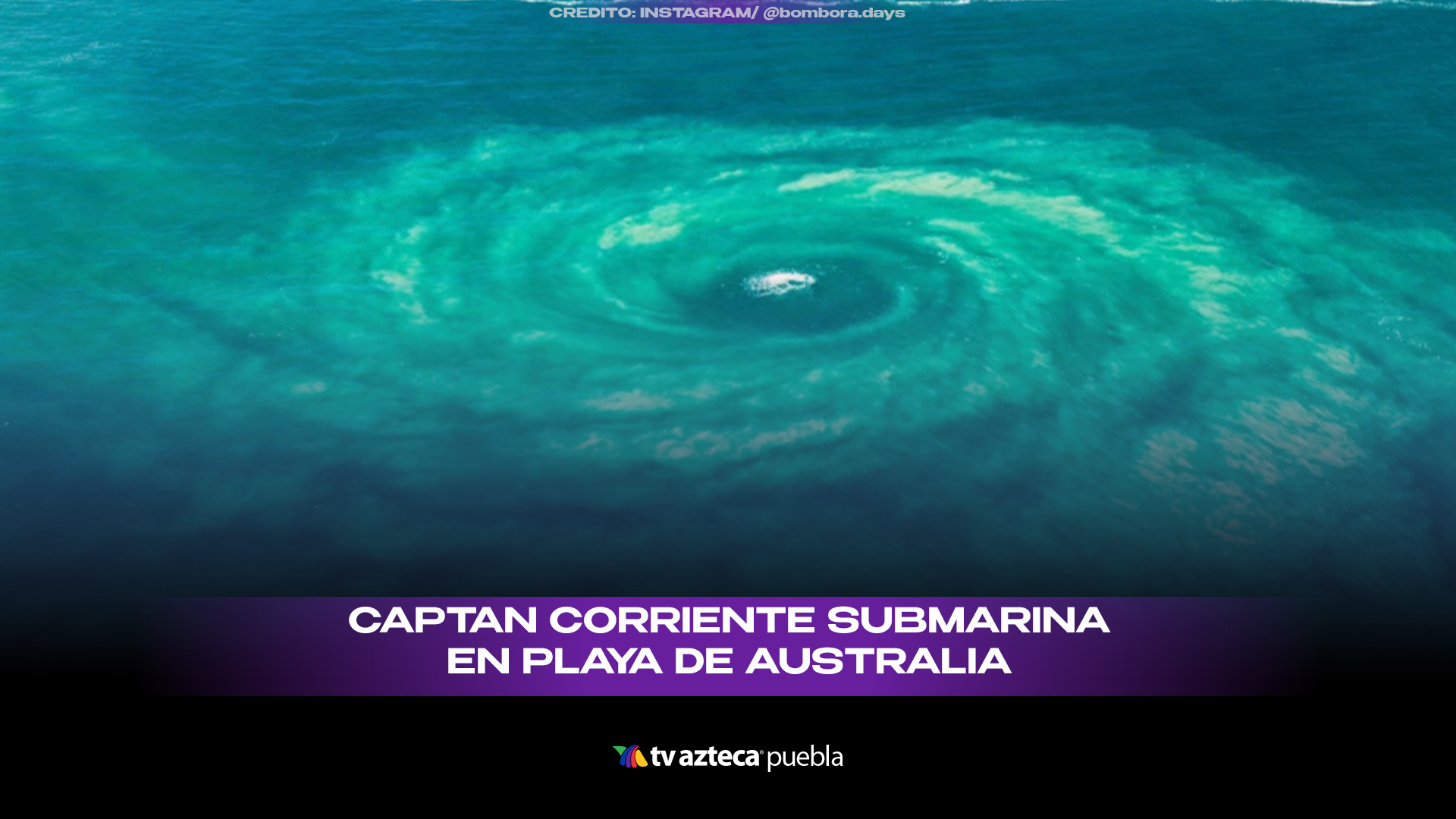 Captan “tornado marino” en Manly Beach: alertan a nadadores