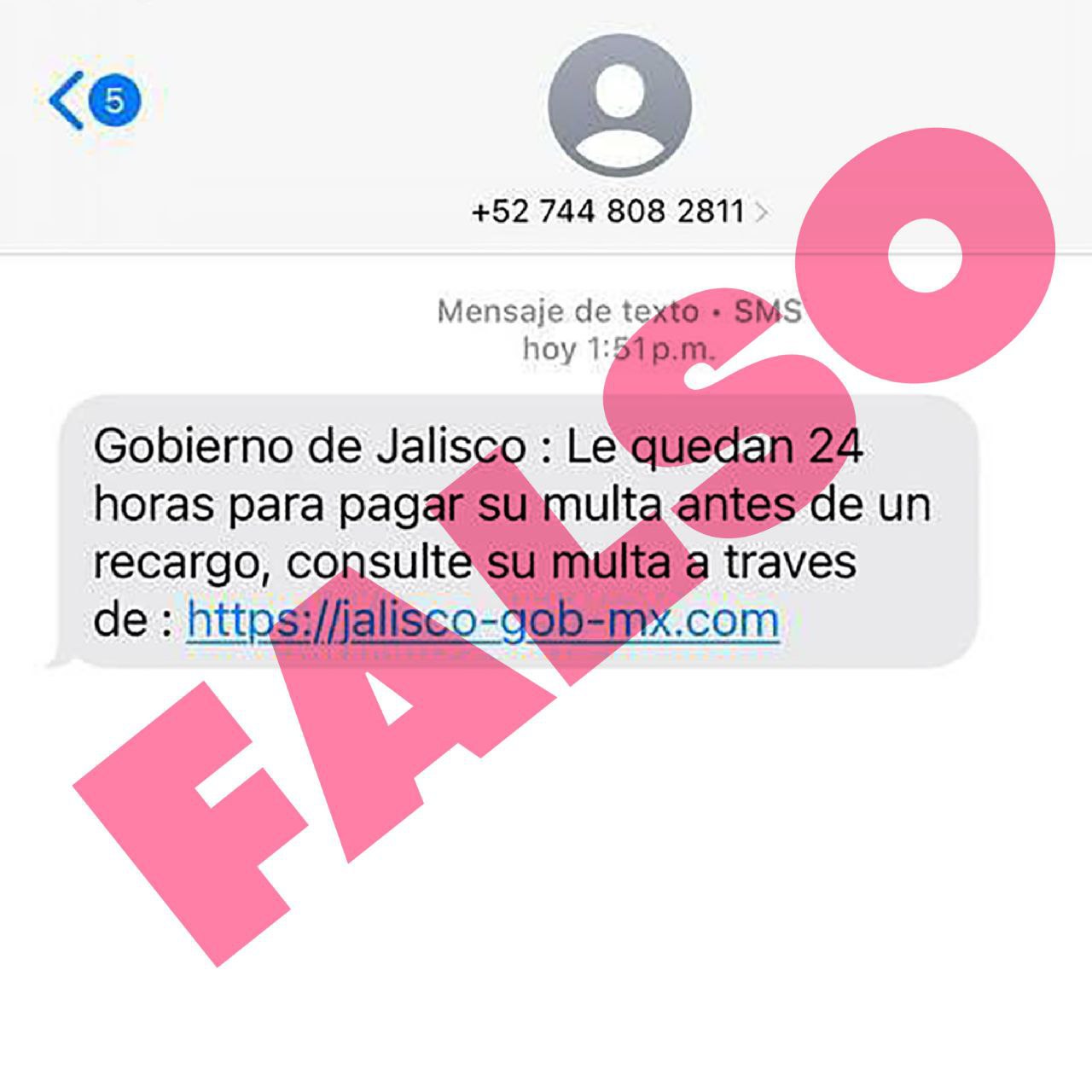 Fraude en Jalisco: Mensajes falsos solicitan pago de multas