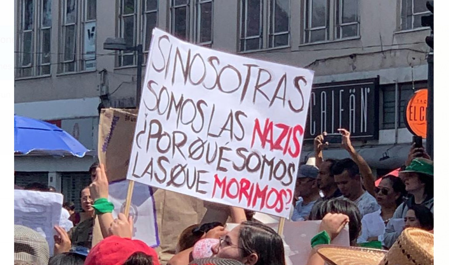 Inicia sin violencia marcha de mujeres por el Día Internacional de la Mujer