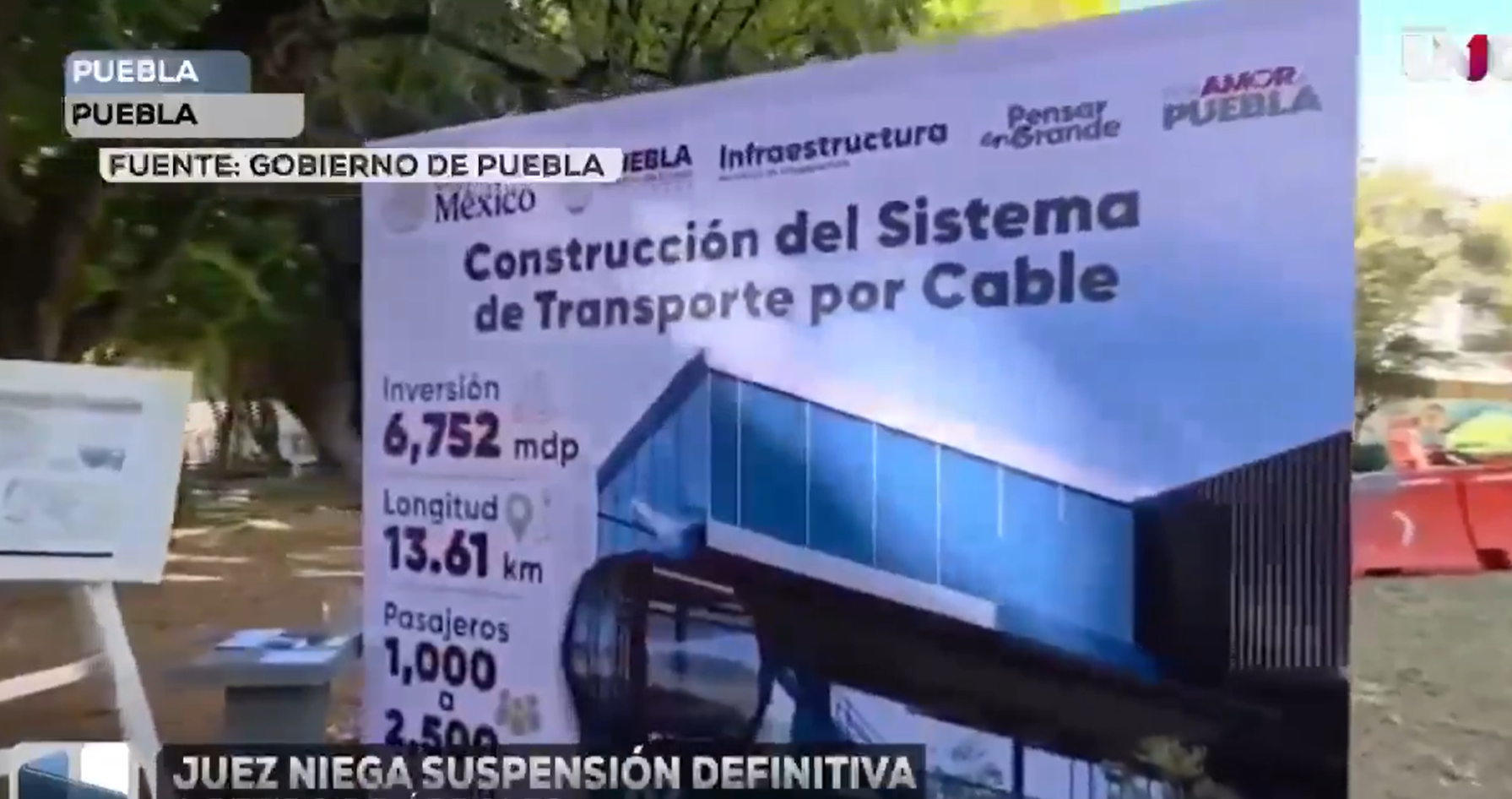 No fue otorgada la suspensión definitiva al retiro de árboles derivado del cablebús de Alejandro Armenta, argumentan 