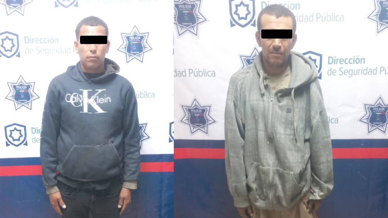 Detienen a dos hombres por robo de auto en Torreón