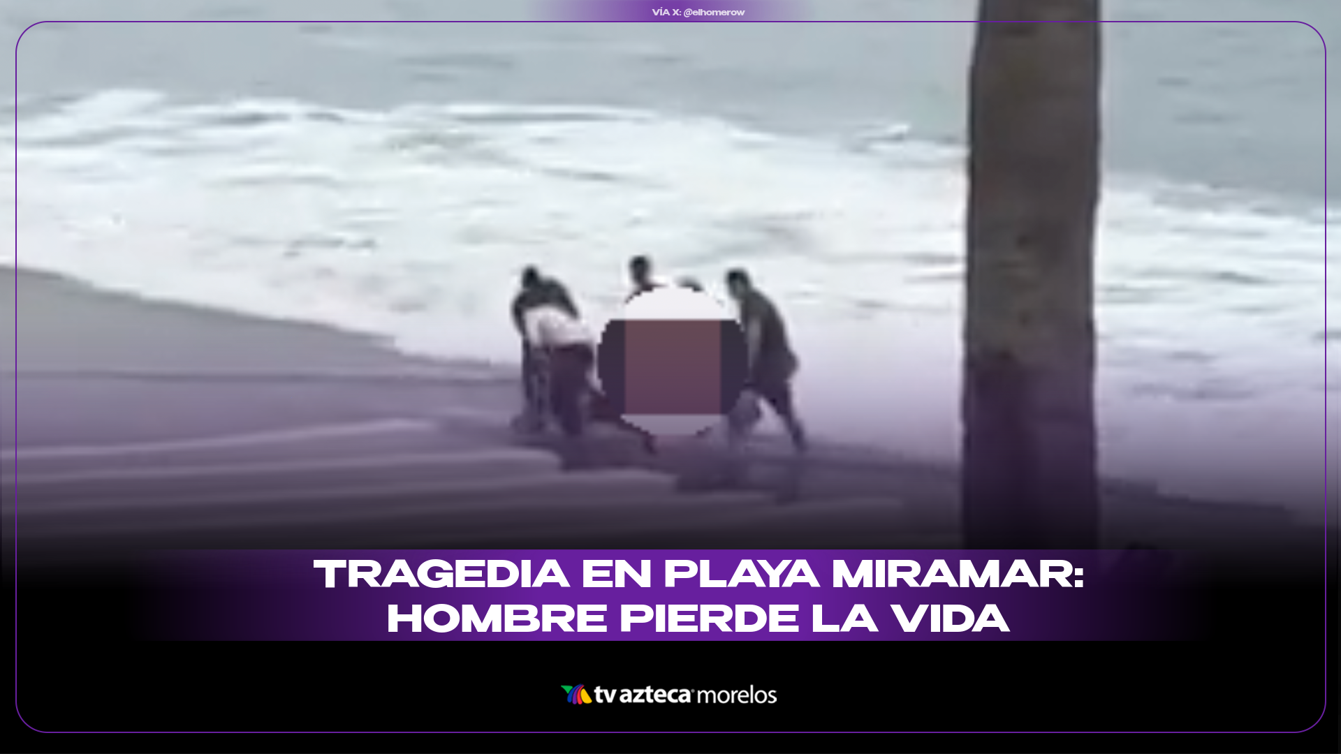 Tragedia en Playa Miramar: hombre pierde la vida