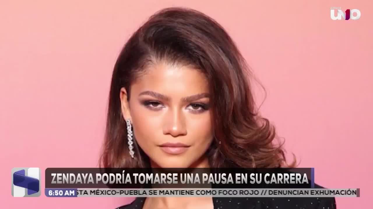 Zendaya anuncia retiro de la actuación