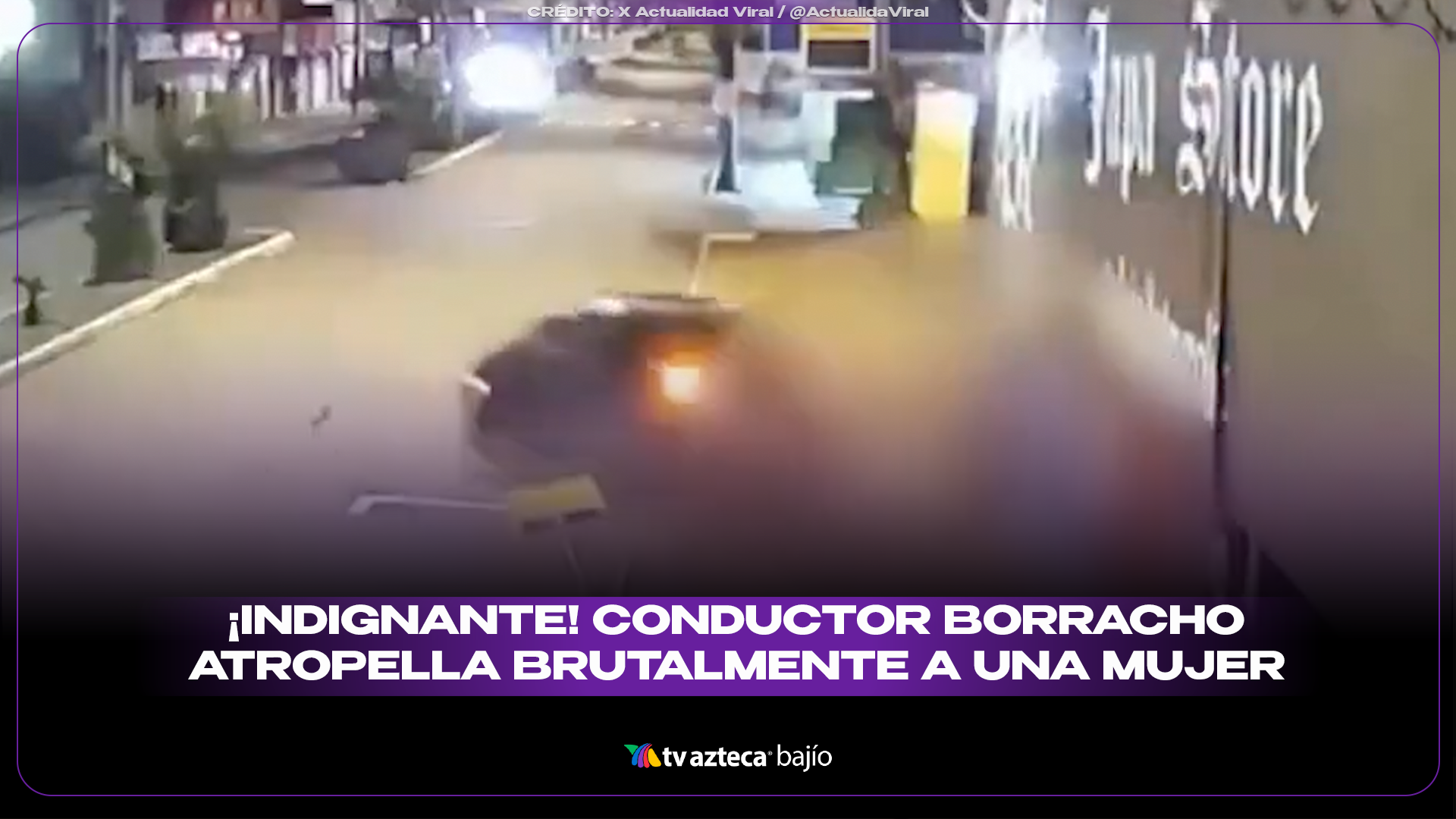 Conductor borracho atropella brutalmente a una mujer y casi la mata en ...
