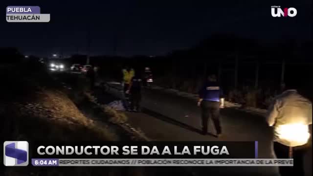 Hombre es embestido en corredor industrial en Tehuacán